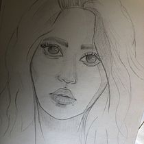 My project for course: Portrait Sketchbooking: Explore the Human Face. Projekt z dziedziny Sketching,  R, sunek, Portret,  R, sunek art, st, czn i Sketchbook użytkownika Алла Ильина - 19.08.2022