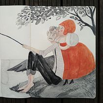 SILLY MEN AND CUNNING WIVES  Ein Projekt aus dem Bereich Design von Figuren, Kinderillustration, Sketchbook, Gouachemalerei, Bilderbücher und Bleistiftzeichnung von Dorot Draws - 19.08.2022