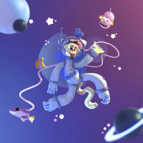 My project for course: 3D Character Creation in Blender. 3D, Design de personagens, Modelagem 3D, Design de personagens 3D, e 3D Design projeto de Minh Anh Nguyễn Đinh - 15.08.2022