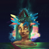 My project for course: Digital Fantasy Portraits with Photoshop. Traditional illustration, Drawing, Digital Illustration, Portrait Drawing, Digital Drawing, and Digital Painting project by armcfarlane - 08.20.2022