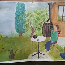 Mein Kursprojekt: Das Skizzenbuch als Erkundungsreise: Finde deinen Zeichenstil. Traditional illustration, Sketching, Creativit, Drawing, Watercolor Painting, Sketchbook, and Gouache Painting project by info_706747 - 08.21.2022