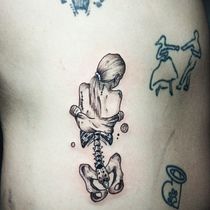 Meu projeto do curso: Técnicas de tatuagem blackwork com fine line. Tattoo Design project by Lucas Velloso - 08.21.2022