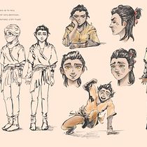 Manga Character. Traditional illustration, Character Design, Comic, and Manga project by Klára Sýkorová - 08.21.2022