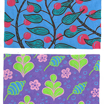 Projects for "Botanical Patterns in a Sketchbook: Conquer the Blank Page". Ilustração tradicional, Pattern Design, Ilustração botânica, e Sketchbook projeto de cathalijn - 21.08.2022