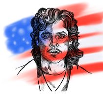My project for course: Modern Portraiture with Procreate: Stylize Your Subject. Un projet de Illustration traditionnelle, Illustration numérique , et Dessin numérique de benjilevi - 17.08.2022