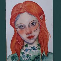 Mi proyecto del curso: Ilustración de cuento de hadas con acuarelas. Ilustração tradicional, Pintura, Desenho, Ilustração digital, e Pintura em aquarela projeto de Jethzabet Yañez - 22.08.2022