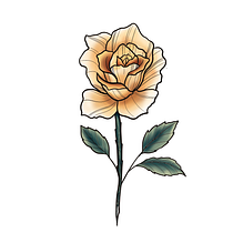 Mi proyecto del curso: Diseño de tatuajes botánicos con Procreate. Ilustração tradicional, Ilustração digital, Desenho de tatuagens e Ilustração botânica projeto de Gabriela Rivera - 22.08.2022