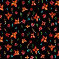 My project for course: Vibrant Floral Patterns with Watercolors. Traditional illustration, Pattern Design, Watercolor Painting, and Botanical Illustration project by anazahara - 08.22.2022