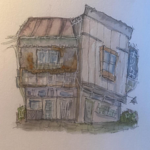 My project for course: Expressive Architectural Sketching with Colored Markers. Sketching, Drawing, Architectural Illustration, Sketchbook & Ink Illustration project by billingd23 - 08.21.2022