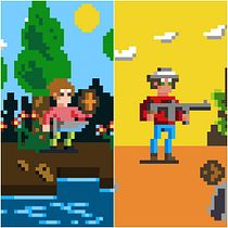 Mi proyecto del curso: Animación de personajes en pixel art para videojuegos. Character Animation, Video Games, Pixel Art, and Game Development project by maricruz ojeda - 08.19.2022