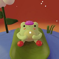 KROPI ---My project for course: Kawaii Character Creation in 3D with Blender . Een project van Traditionele illustratie, Ontwerp van personages, Digitale illustratie,  3D-modellering y Manga van Mia - 11.08.2022