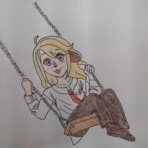 Ficha de personagem de mangá - Pan. Traditional illustration, Character Design, Comic, and Manga project by Andressa Andrade Pires - 08.03.2022
