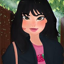 Meu projeto do curso: Criação de personagens femininas estilo cartoon com Procreate. Projekt z dziedziny Trad, c, jna ilustracja, Ilustracja c, frowa, R, sunek c i frow użytkownika Leticia borrher - 22.08.2022