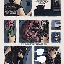 Transporte lejos de casa. Fine Arts, Comic, Drawing, Stor, board, and Narrative project by Rodolfo Esquivel Tiscareño - 08.22.2022