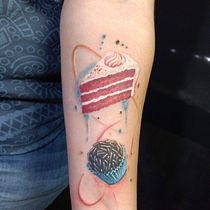 Meu projeto do curso: Técnicas de cor para tatuagem. Un progetto di Illustrazione tradizionale, Disegno, Illustrazione digitale, Design di tatuaggi e Disegno digitale di André Louis de Lima luz - 22.08.2022