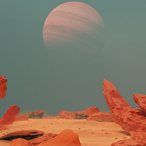 My project for course: Futuristic 3D Environments with Photoshop and Blender. Un progetto di 3D, Postproduzione fotografica, Ritocco fotografico e Modellazione 3D di Yash S - 20.08.2022
