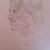 Il mio progetto del corso: Ritratto su blocco da disegno: esplora il volto umano. Projekt z dziedziny Sketching,  R, sunek, Portret,  R, sunek art, st, czn i Sketchbook użytkownika jackfrostsilvia - 23.08.2022