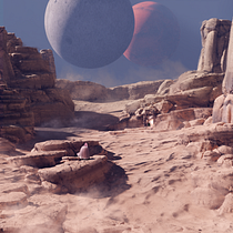 Mon projet du cours : Illustration fantastique 3D avec Blender. 3D, Digital Illustration, and 3D Design project by Denis Paimparet - 08.23.2022