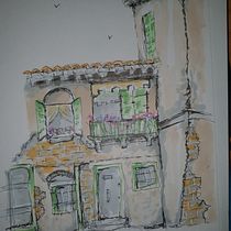 My project for course: Expressive Architectural Sketching with Colored Markers. Een project van  Schetsen,  Tekening,  Architecturale illustratie, Sketchbook y  Illustratie met inkt van AlisonGerard Murphy - 23.08.2022