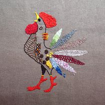 Mi proyecto del curso: Técnicas de bordado: ilustrando con hilo y aguja. Un projet de Broderie , et Design textile de d_ebbieg - 23.08.2022
