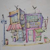 Mi proyecto del curso: Dibujo arquitectónico expresivo con marcadores de colores. Een project van  Schetsen,  Tekening,  Architecturale illustratie, Sketchbook y  Illustratie met inkt van danieljmut - 20.08.2022
