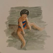 My project for course: Sketching People with Watercolor. Un progetto di Bozzetti, Pittura ad acquerello e Disegno anatomico di Patricia Czichos - 24.08.2022