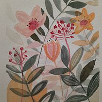 Mi proyecto del curso: Acuarela floral: conecta con la naturaleza. Ilustração tradicional, Pintura, Pintura em aquarela e Ilustração botânica projeto de Loli García Cobo - 24.08.2022