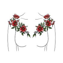 My project for course: Botanical Tattoo Design with Procreate. Ilustração tradicional, Ilustração digital, Desenho de tatuagens e Ilustração botânica projeto de Aynur Tıkıroğlu - 24.08.2022