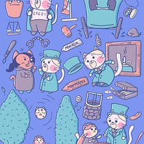 Mi proyecto del curso: Ilustración de una historia con estilo kawaii (Les Miserables). Traditional illustration, Character Design, Digital Illustration, and Manga project by Rue Jalife - 08.23.2022