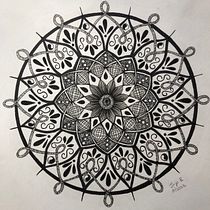 My project for course: The Art of Mandala Drawing: Create Geometric Patterns. Drawing & Ink Illustration project by wyxcyzrn8n - 08.24.2022