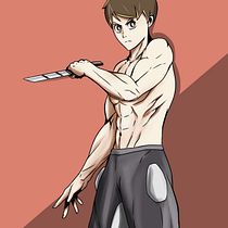 Proyecto: Anatomía de superhéroe (Aarón Relish). Un progetto di Illustrazione tradizionale, Character design, Fumetto, Disegno a matita e Disegno anatomico di Alex ZG - 24.08.2022