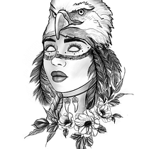 Meu projeto do curso: Desenho e ilustração digital de tatuagens com o Procreate. Traditional illustration, Graphic Design, Digital Illustration, Tattoo Design, and Digital Drawing project by Daiane Arruda - 08.22.2022