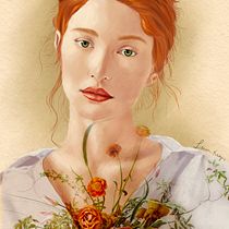 Mi proyecto del curso: Retrato ilustrado con Procreate. Ilustração tradicional, Ilustração vetorial, Ilustração digital, e Desenho de retrato projeto de Luisa Maria Reyes Frias - 25.08.2022