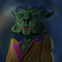 Mi proyecto del curso: Personajes ilustrados en 3D desde tu iPad. Projekt z dziedziny Trad, c, jna ilustracja, 3D, Projektowanie postaci, Ilustracja c, frowa,  Modelowanie 3D, Projektowanie postaci 3D, Malarstwo c i frowe użytkownika Milagro Farfán - 25.08.2022