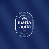 Delicias de Maria Anita. Design, Br, ing, Identit, Logo Design, Digital Design, Stationer, and Design project by Moabe Oliveira - 06.12.2021