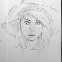 Mi proyecto del curso: Sketchbook de retrato: explora el rostro humano. Un proyecto de Bocetado, Dibujo, Dibujo de Retrato, Dibujo artístico y Sketchbook de germansc - 29.08.2022