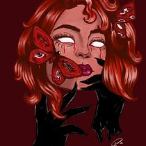 Meu projeto do curso: Retrato digital no Photoshop com um toque de fantasia. Traditional illustration, Drawing, Digital Illustration, Portrait Drawing, Digital Drawing, and Digital Painting project by Nayara França - 08.25.2022