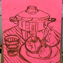Meu projeto do curso: Técnicas de pintura contemporânea a óleo Ein Projekt aus dem Bereich Bildende Künste, Malerei und Ölmalerei von Camila Sewa - 25.08.2022