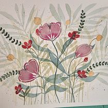 Mi proyecto del curso: Creación de una composición floral con acuarela. Un progetto di Illustrazione tradizionale, Belle arti, Pittura, Pittura ad acquerello, Illustrazione botanica e Illustrazione naturalistica di Martha Ortiz - 26.08.2022