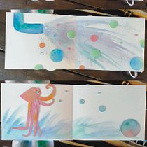 Mon projet du cours : Croquis créatifs à l'aquarelle pour débutants. Un progetto di Illustrazione tradizionale, Bozzetti, Creatività, Disegno, Pittura ad acquerello e Sketchbook di M Algrain - 26.08.2022