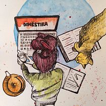 Il mio progetto del corso: Illustrazione con tecniche manuali di tratteggio e dripping. Character Design, Fine Arts, Painting, Watercolor Painting, Portrait Drawing, and Artistic Drawing project by sarag29 - 08.26.2022