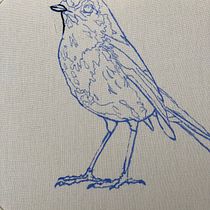 Meu projeto do curso: Pintar com linha: técnicas de ilustração têxtil. Ilustração tradicional, Bordado, e Design têxtil projeto de Janine Bosco - 26.08.2022