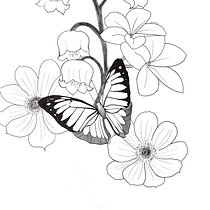 My project for course: Botanical Tattoo with Pointillism. Ilustração tradicional, Desenho de tatuagens e Ilustração botânica projeto de sandrasmorag - 20.08.2022