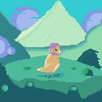 Proyecto: "Bird Space" (Introducción al diseño de personajes en pixel art) Cristian Fuster. Un projet de Conception de personnages, Jeux vidéo, Pixel art , et Conception de jeux vidéo de Cristian Fuster Sebastian - 27.08.2022