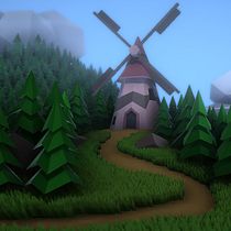 Meu projeto do curso: Modelagem de cenários low poly para vídeo games. 3D, and 3D Modeling project by Wesley Carvalho - 08.27.2022