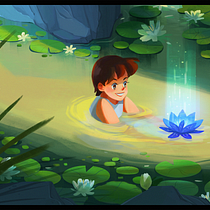 My project for course: Color Theory: How to Apply It to Your Images. Ilustração digital, Concept Art, Pintura digital, e Teoria da cor projeto de Suvichaya Khiewrat - 18.08.2022