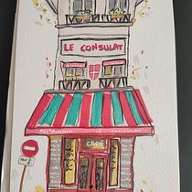 Mon projet du cours : Esquisses d'architecture expressives aux feutres de couleur. Een project van  Schetsen,  Tekening,  Architecturale illustratie, Sketchbook y  Illustratie met inkt van Vanessa Mekhalfi - 27.08.2022