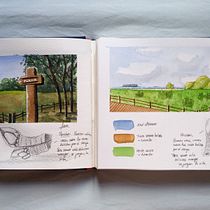 Galicia 2014, pero 5 meses después.. Un proyecto de Ilustración tradicional, Diseño, Dibujo a lápiz y Dibujo de Irene T. R. - 27.08.2022