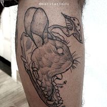 Meu projeto do curso: Técnicas de tatuagem blackwork com fine line. Tattoo Design project by Mariana Ferreira Chagas - 08.25.2022