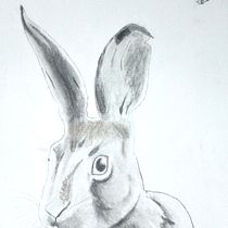Meu projeto do curso: Retrato artístico com carvão vegetal: criando atmosferas. Ilustração tradicional, Artes plásticas, Desenho, Desenho de retrato, Desenho realista, e Desenho artístico projeto de Juliana Ferreira Leite da Silva - 25.08.2022